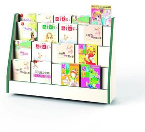 U-Grow SCH-Y0311-CBN modern könyvállvány, rekeszekkel