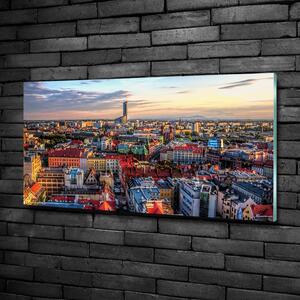 Üvegkép falra Panorama wroclaw