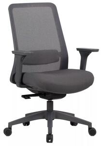 Q-718 Ergonomikus Hálós Forgószék Szürke
