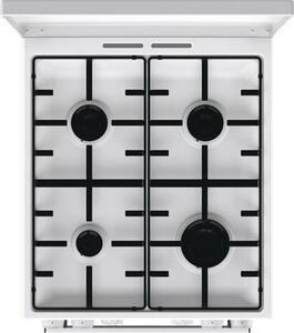Gorenje GK5C42WH-B Kombinált tűzhely, 70l, 4 főzőzóna, FrozenBake, A energiaosztály