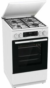 Gorenje GK5C64WH Kombinált tűzhely, 70l, 4 főzőzóna, FrozenBake, A energiaosztály