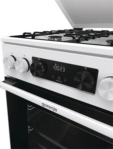 Gorenje GK5C64WH Kombinált tűzhely, 70l, 4 főzőzóna, FrozenBake, A energiaosztály