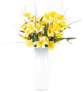 Nárcisz művirág sárga, 40 cm