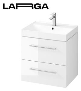 Fürdőszoba szekrény a mosogató alatt Cersanit LARGA 59,4x57,2x44,4 cm fehér fényű S932-070