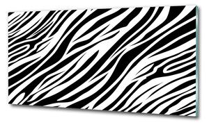 Egyedi üvegkép Zebra háttér