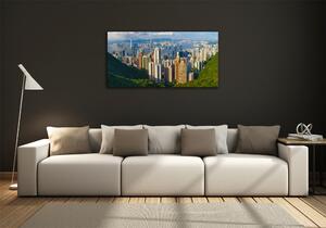 Üvegkép falra Hong kong panoráma