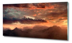 Üvegfotó Sunset hegy