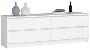 4 fiókos Komód P55_160 - fehér