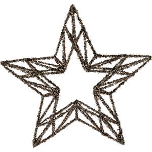 Minea arany csillag LED-es dekoráció arany 40cm