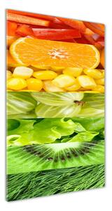 Photo kép üveg Gyümölcsök és zöldségek
