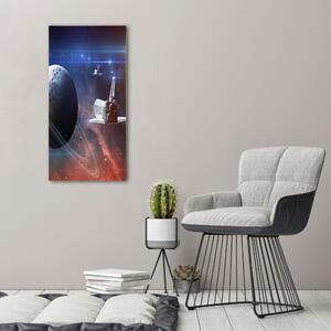 Üvegkép falra Űrhajó