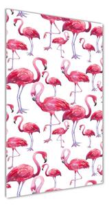 Üvegkép Flamingók