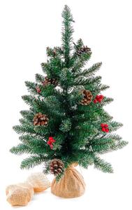 Karácsonyfa világítással NEXOS 30 LED - 60 cm
