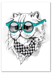 Egyedi üvegkép Cat szemüveg