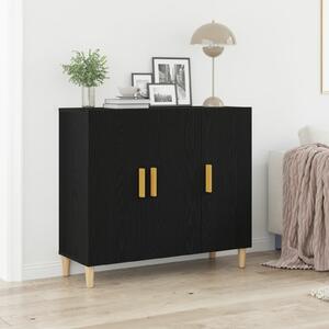 VidaXL Sideboard Fekete tölgy Összeszerelt fa Közepes