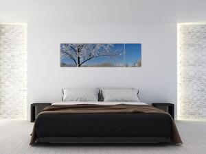 Kép - fagyos, téli, táj (170x50cm)