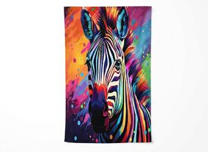Gyorsan száradó XL strand fürdőlepedő ZEBRINA színes 100 x 180 cm, 100% mikroszál