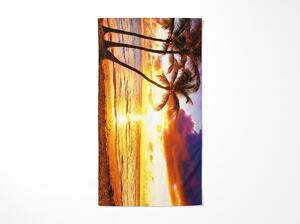 Gyorsan száradó XXL strandfürdőlepedő SUNDARA színes 150 x 210 cm, 100% mikroszál