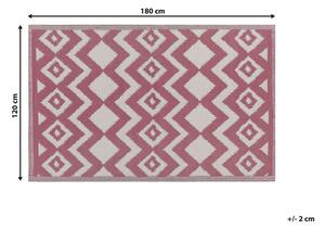 Rózsaszín szőnyeg 120 x 180 cm DEWAS