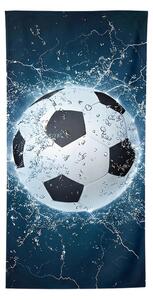 Gyorsan száradó XXL strandfürdőlepedő GOALIX kék-fehér 150 x 210 cm, 100% mikroszál