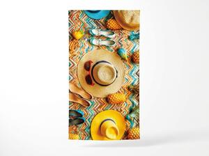 Gyorsan száradó XXL strand fürdőlepedő VACALIO színes 150 x 210 cm, 100% mikroszál
