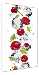 Photo kép üveg Cseresznye és víz