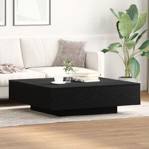 VidaXL Kanapétabletta Fekete tölgy Fa 100 x 100 x 31 cm Tartós