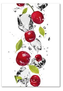 Photo kép üveg Cseresznye és víz