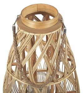 Világosbarna bambuszlámpás 56 cm TONGA