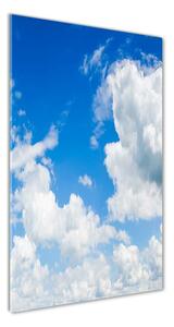 Üvegfotó Felhők az égen
