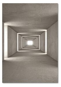 Üvegkép A beton alagút