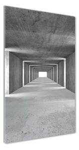 Üvegkép A beton alagút