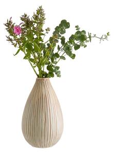 SANDY váza, bézs 25cm