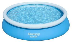 Bestway Családi Felfújható medence, 366cm x 76cm átmérő, 5377 l űrtartalom, Kék