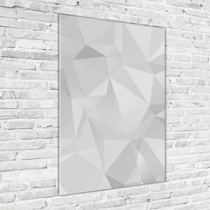 Egyedi üvegkép Absztrakció háromszögek