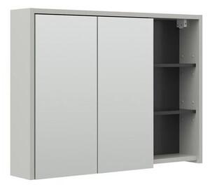 Vicco Viola tükrös szekrény 100x75 cm, szürke/antracit