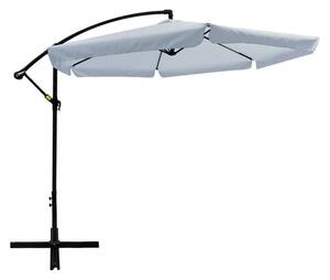 Patio kerti napernyő 3 m szürke