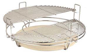 M grillrács rendszer + deflektor / indirekt sütőkő