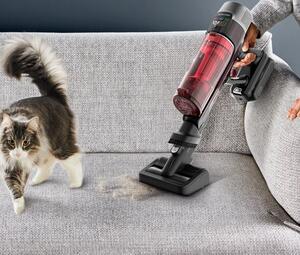 Rowenta RH2099WO X-Force Flex 9.60 Animal Parquet Auto álló Porszívó - Fekete, Piros