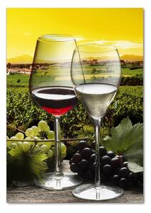 Üvegkép nyomtatás Bor és szőlő