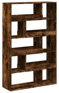 Füstös tölgy színű szerelt fa térelválasztó 100 x 33 x 156,5 cm