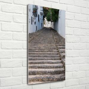 Üvegkép falra Kő lépcsők