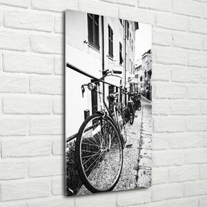 Üvegkép falra Városi kerékpárok