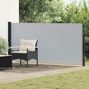 VidaXL Húzható oldalsó napernyő Szürke 600 x 120 cm Poliészter