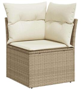 VidaXL Polyrattan Kerti Ülőgarnitúra - 11 részes - Bézs