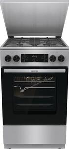Gorenje GKS5C71XF Kombinált tűzhely, 70L, 4 főzőzóna, AquaClean, A energiaosztály