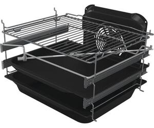 Gorenje GKS5C71XF Kombinált tűzhely, 70L, 4 főzőzóna, AquaClean, A energiaosztály