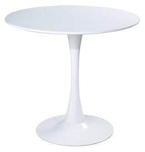 Beluga Kerek Étkezőasztal - Fehér - 70 cm