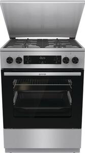 Gorenje GKS6C71XF Kombinált tűzhely, 71L, 4 főzőzóna, FrozenBake, A energiaosztály