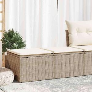 VidaXL Polyrattan Kerti Ülőgarnitúra - 2 részes - Bézs